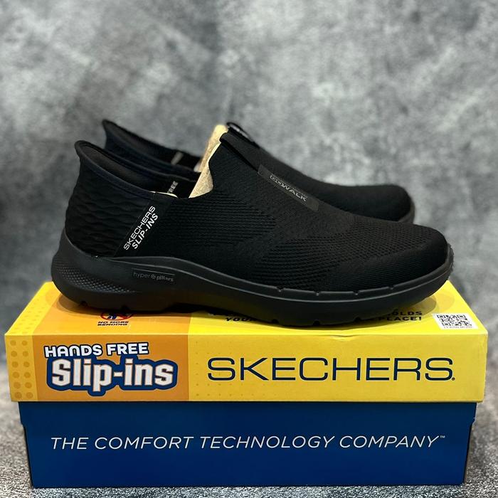 Skechers Go Walk 6 Easy On Black Men's Shoes Original 216278BBK