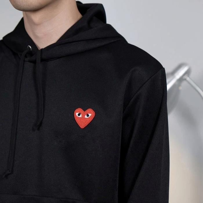 CDG COMME DE GARCONS HOODIE ORIGINAL BLACK