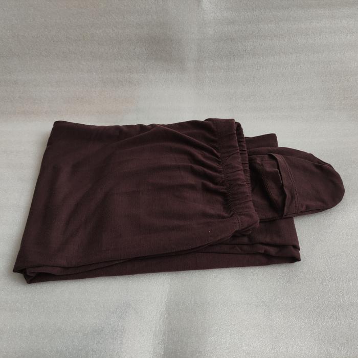 Preloved Legging Wudhu Cokelat Tua Jumbo XL