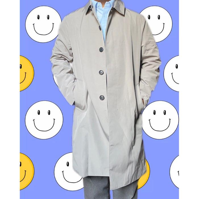 GIORDANO MEN COAT JACKET - JAKET PANJANG PRIA COWOK