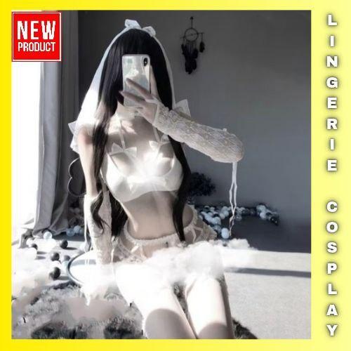 Lingerie Cosplay Bride Kostum Pengantin Sexy Import Premium LY