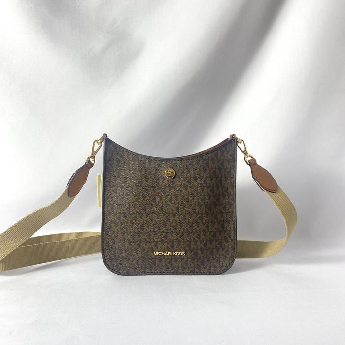 tas wanita mk briley small messenger brown vj