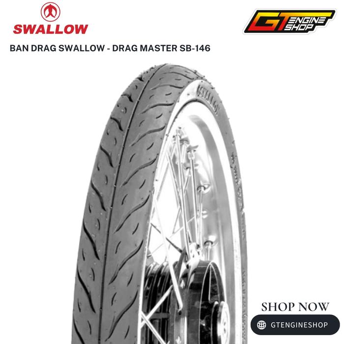BAN DRAG SWALLOW DRAG MASTER SB-146 UKURAN 50/90-17 BAN DRAG 50/90 17 SWALLOW DRAG MASTER SB 146