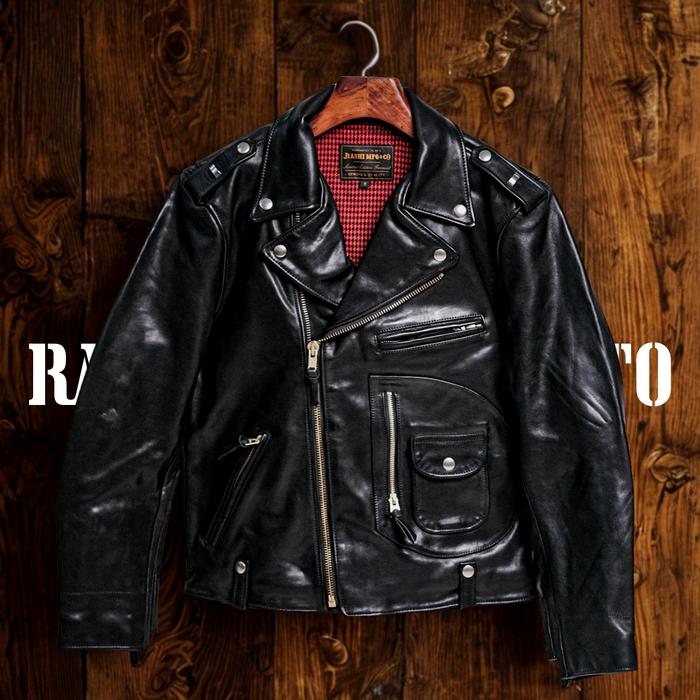 Jacket Ramones D Pocket Horsehide Leather Jacket Original Authentic