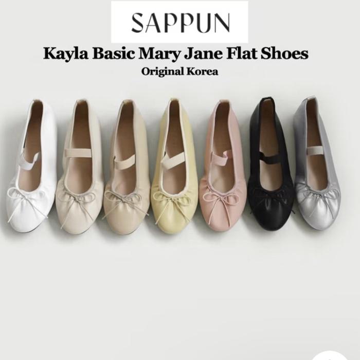 SAPPUN Kayla Basic Mary Jane Flat Shoes Original Korea