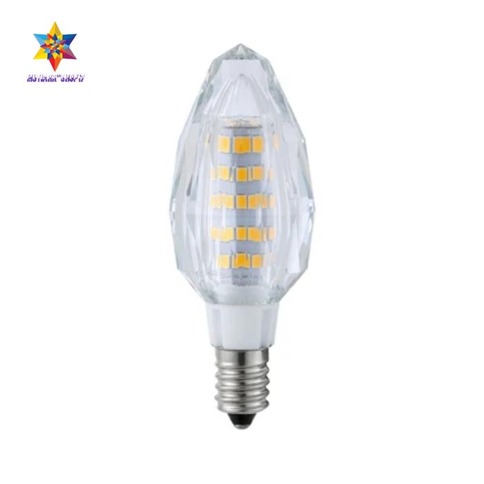 Lampu kristal fitting E14 warna Coolday light putih - 6 watt