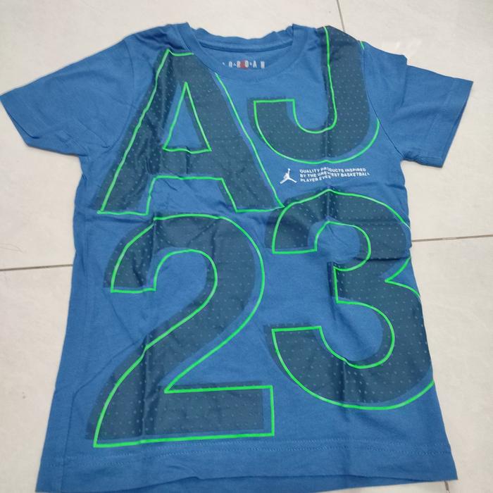 Kaos anak laki Jordan original biru