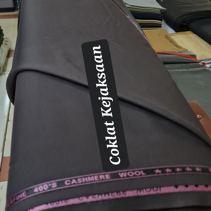 Kain Semi Wool Seragam Coklat Kejaksaan