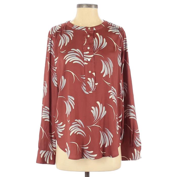 Blouse Wanita - LOFT Red Floral Original