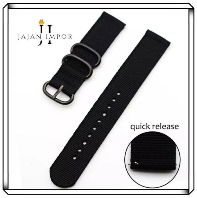 Strap Nato Kanvas 26Mm Quatix Tactix Fenix 3 5X 6X 7X D2 Bravo Charlie Terlaris