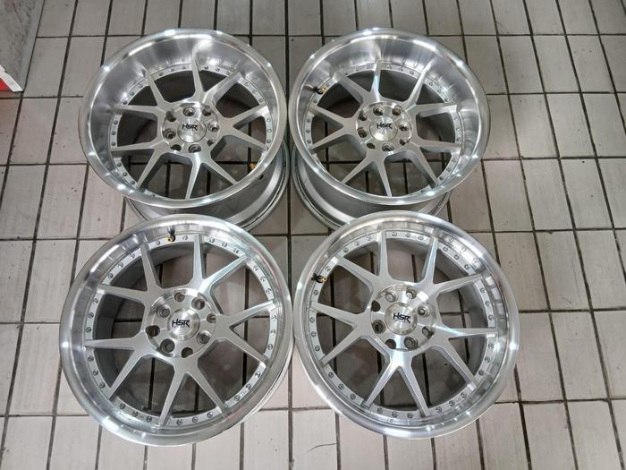 VELG Mobil Second HSR DOGIYAI Ring 16 lubang 4x100 / 4x114 Model CELONG Untuk SOLUNA LANCER JAZZ VIO