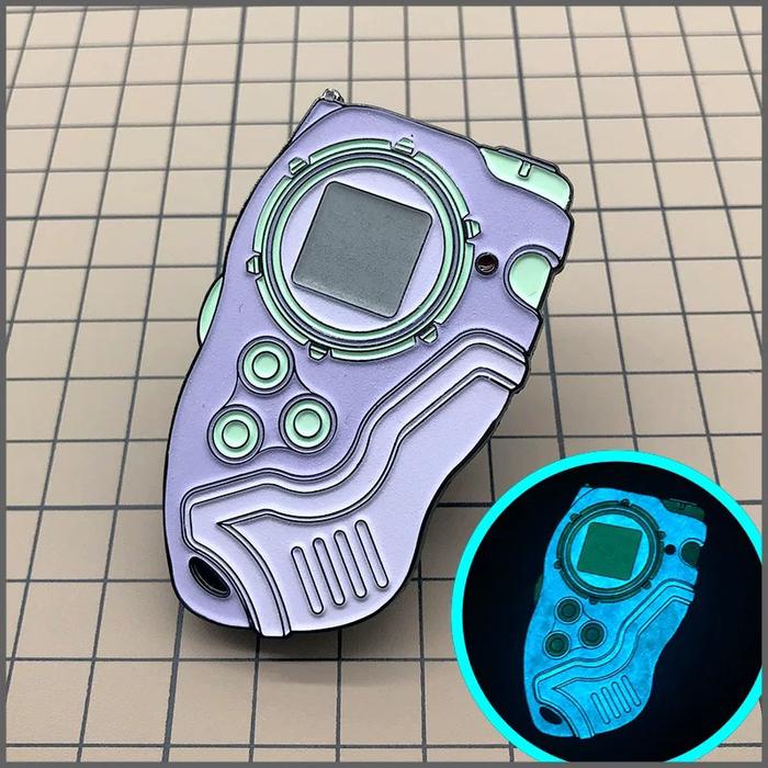 Pin brooch bros enamel digivice digimon