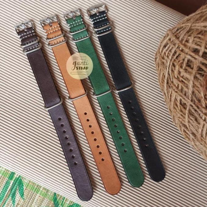Zl-01 Tali Jam Zulu Leather Strap 16Mm 18Mm 20Mm 22Mm 24Mm 26Mm Custom Terbaru