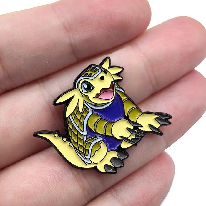 Pin brooch enamel digivice digimon