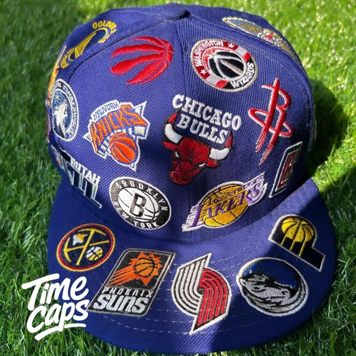 topi new era all over team