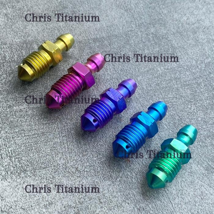 Baut Nepel Angin M8 dan M10 Drat Halus dan Drat Kasar Titanium Gr 5