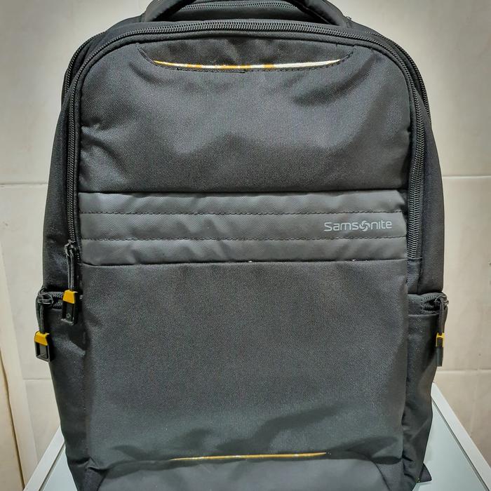 Tas ransel laptop Samsonite Locus Eco N2 15,6 inch Hitam . 100% Original (second) Mulus seperti Baru