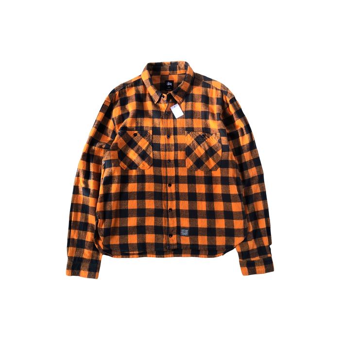 STUSSY Troops Double Pocket Flannel Shirts Japan Market