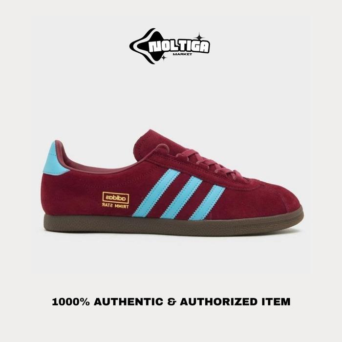 Adidas Trimmstar West Ham/Red Blue Aqua Original Resmi - JR1091