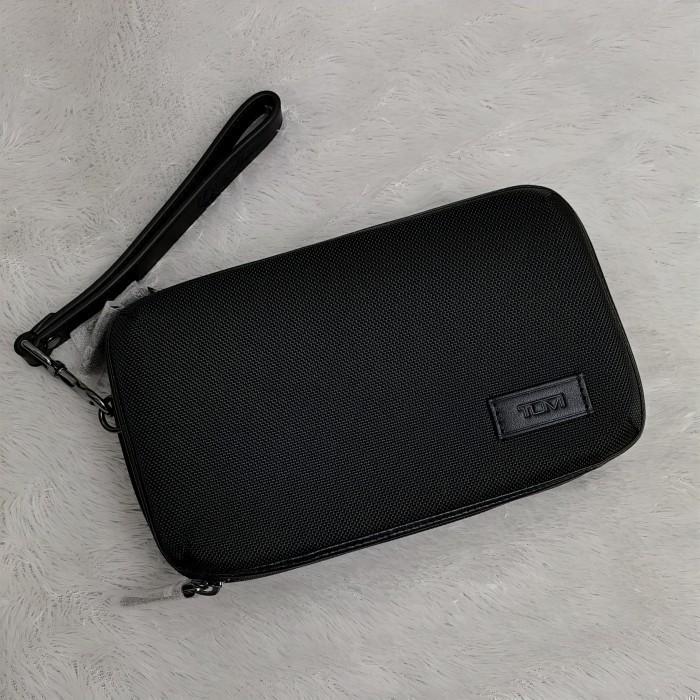 clutch tumi x lexus triple zip original limited