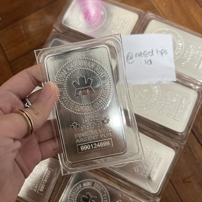 TERMURAH READY! Perak Murni Batangan RCM 10oz (311 gram)