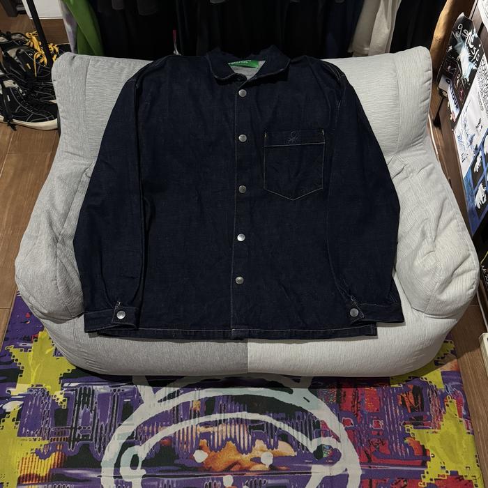 Jaket benetton denim original