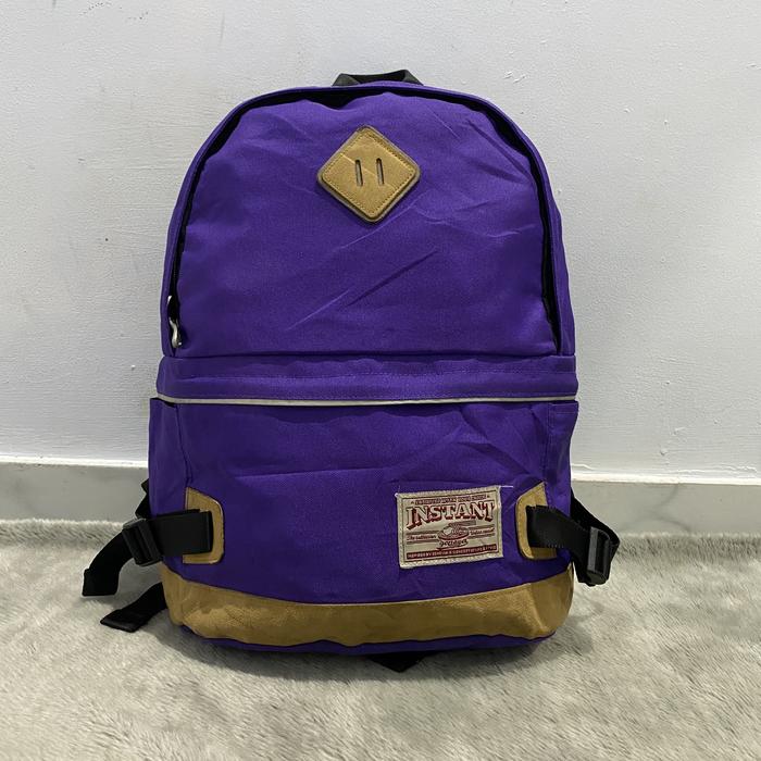 Ransel unisex ungu dr genova original preloved