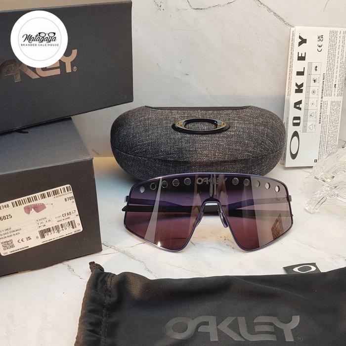 Sunglasses Unisex Original Oakley SUTRO TI SWEEP OO6025-04 NEW TITANIUM FRAME POLISHED STONEWASH LEN