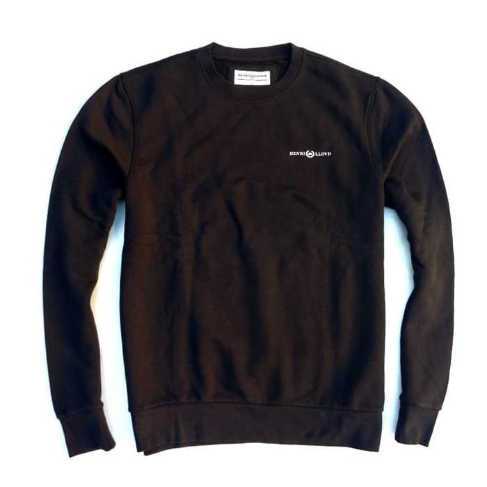 Henri Lloyd Warm Sweater crewneck jumper  Black Size L Material inner sweater dengan bulu bulu halus
