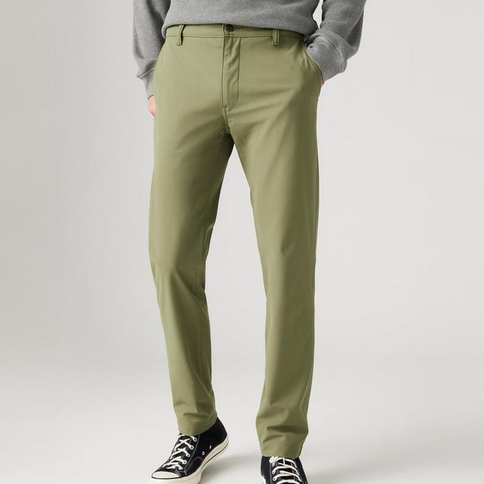 Original Levis Flex XX Chino Standard Taper Tech Pants (A9215-0002) Slimfit Olive Green Celana Forma