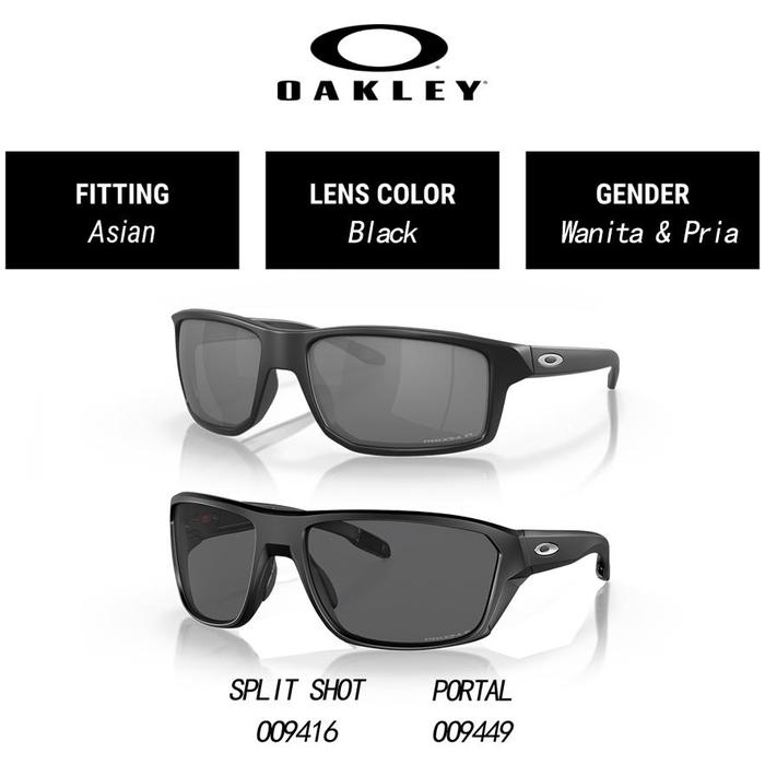 Asli Sunglasses Oakley SPLIT SHOT Prizm OO9416 9449 PORTAL Olahraga Kacamata Hitam 100%Original 65mm