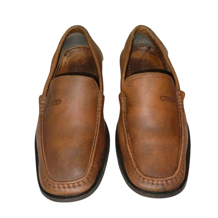 Sepatu branded kulit pria prelov Buccheri Original size 40 Cokelat