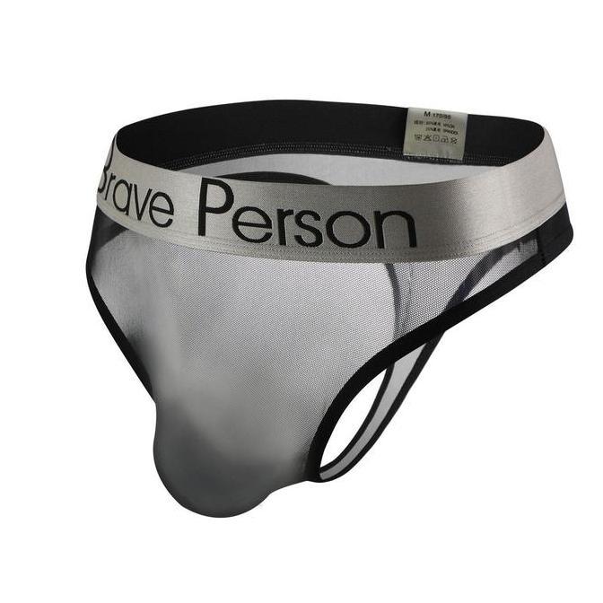 Celana Dalam Pria Bikini Thong Transparan 6 warna Brave Person