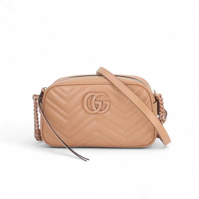 bag GG Marmont Small Camera Bag Nude Ghw