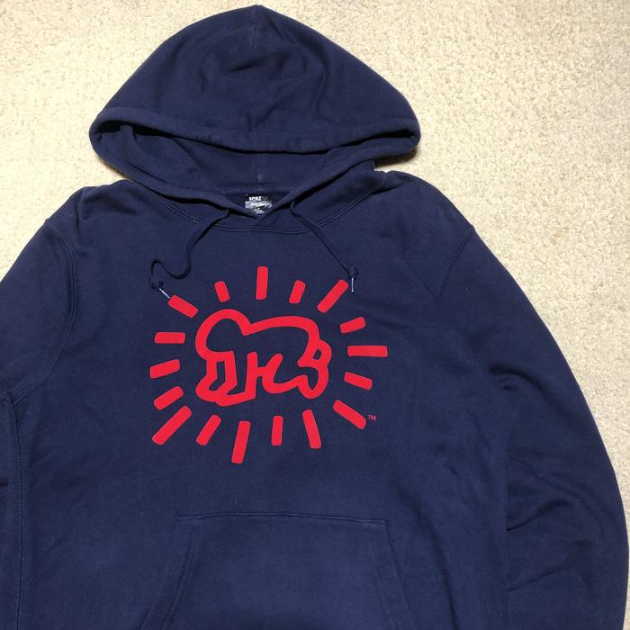 PRELOVED HOODIE KEITH HARING VELVET