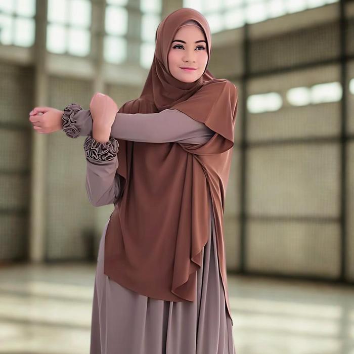 Atnihshijab - Hijab Jilbab Kerudung Rompi Olahraga Outer Sport Instant Trendy Kekinian Starla Jilbab