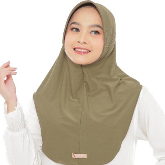 MAYSARON - Hijab Sport Size M Medium Menutup Dada Kerudung Olahraga Bahan Jersey Jilbab Hijab Instan
