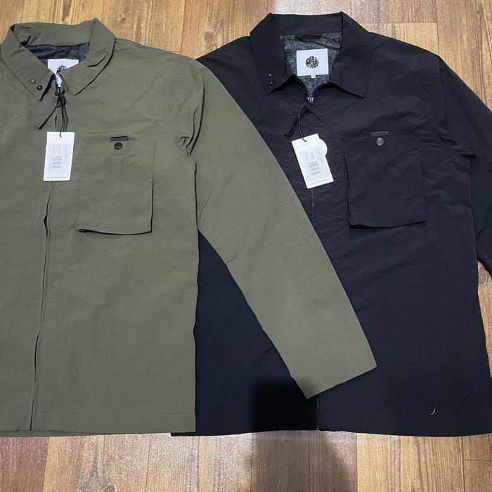 Overshirt pretty green heaton olive & black