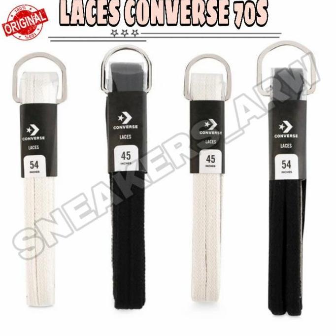 Laces Converse 70S / Tali Converse 70S Egret Resmi Pt Map Original