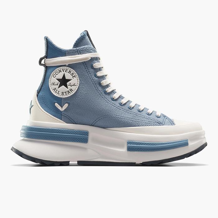 Sepatu Sneakers Wanita Converse Run Star Legacy CX Platform Crafted Lakeside Blue Egret Wet Stone Or