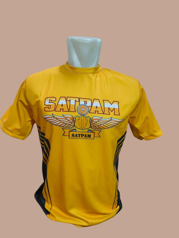 Kaos SUBLIM Satpam Wing - Koas Jersy Satpam wing - Koas Dryfit Satpam Jersey
