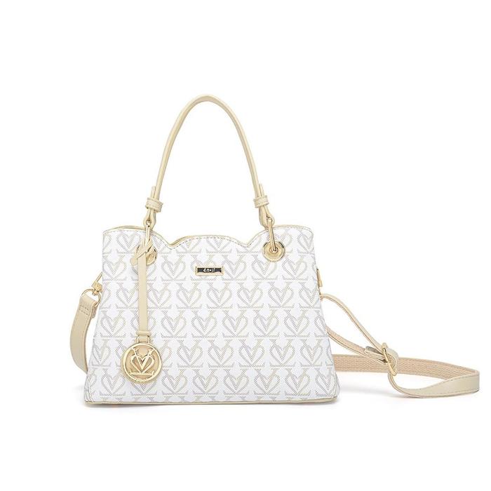Tergacor En-ji Jihe Handbag - Cream Terbaik