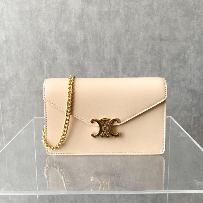 bag Triomphe Margo Wallet On Chain woc Nude