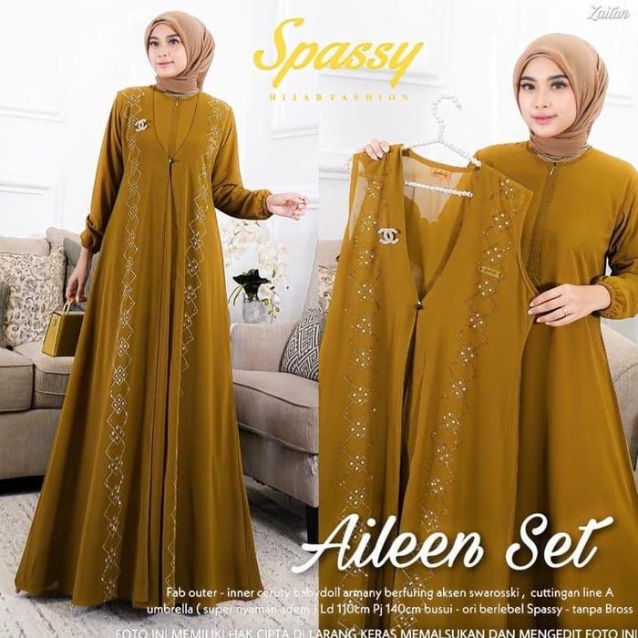 [Ada jumbo] AILEEN set / Ailen Dres / Aileen Dress / Aileen Gamis