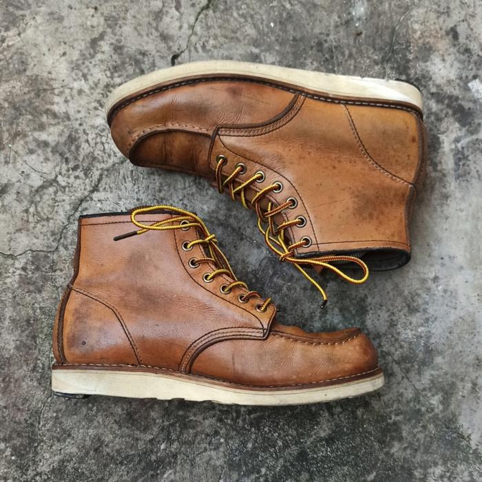 Hawkins boots moctoe moc toe bkn safety redwing red wing caterpillar timberland