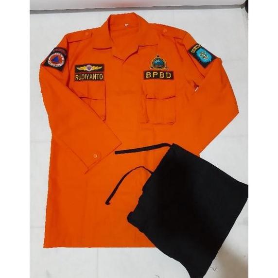 SERAGAM PDL BPBD SERAGAM BPBD ORANGE BAJU