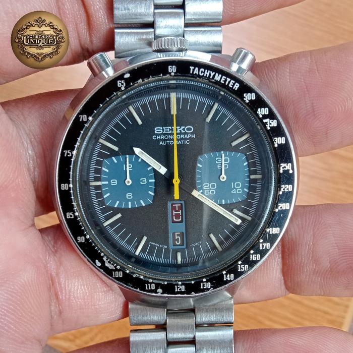 Jam SEIKO bullhead aka Mickey mouse chronograph automatic original Japan jdm no citizen mido rado om