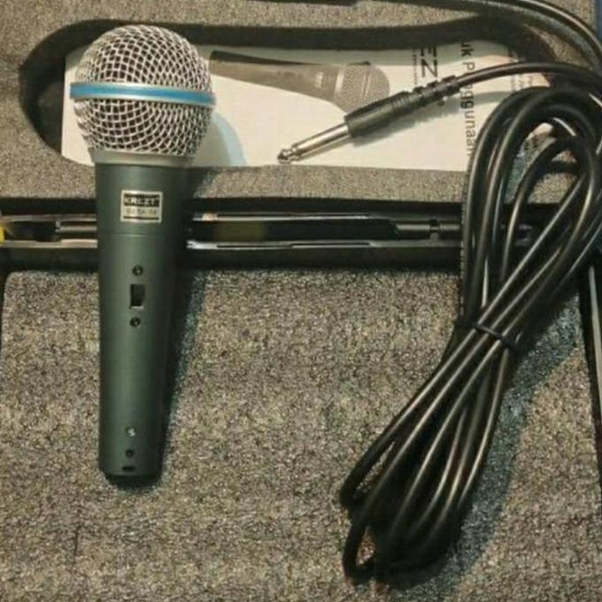 MIC KREZT BETA 58 KOPER + SWITCH / MIC KABEL KREZT BETA58 ORIGINAL