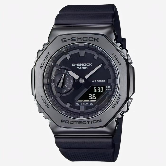 Jam tangan G-Shock GM-2100BB-1 ADR original Stainless Black
