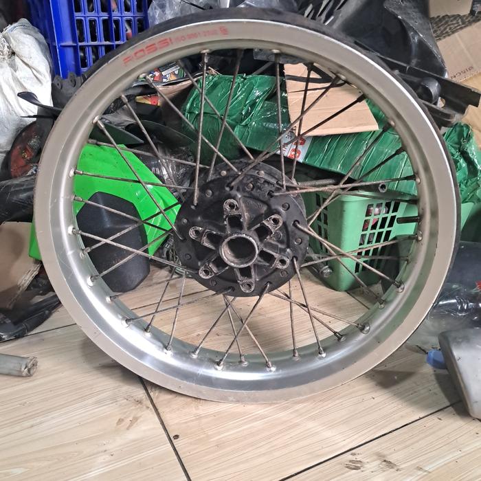 velg depan rossi alumunium scorpio uk 300 ring 17 bahan modifikasi tapak lebar